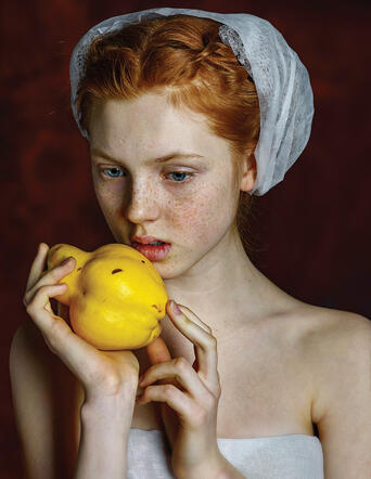 The girl with quince (ETH)
