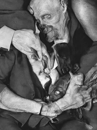 Old Man With Dog (Tezos)